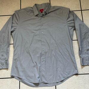 Alfani Stretch Button Long Sleeved Shirt